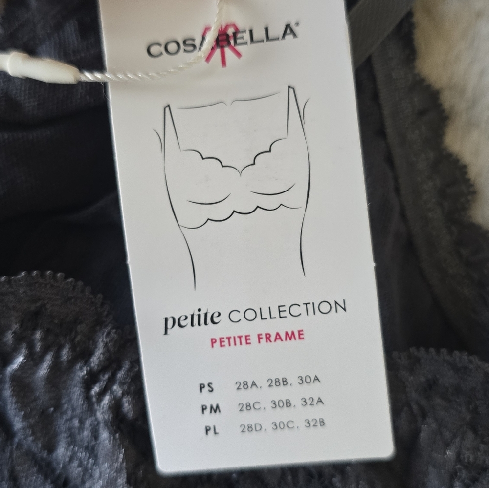 Cosabella Never Say Never Petite Plungie Lace Bralette NWT Size PS - Picture 4 of 4